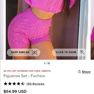 Fashionnovia Pink Comfy Set